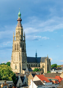 ansichtkaart Breda - grote kerk