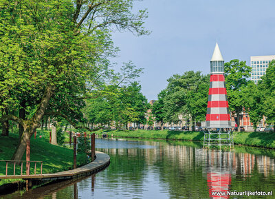 ansichtkaart Breda - vuurtoren park Valkenberg