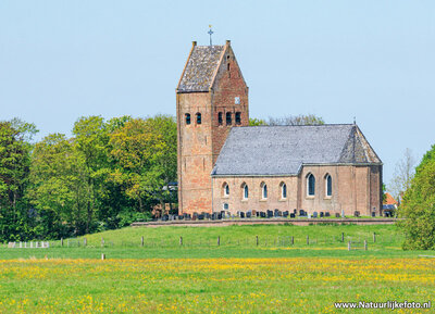 ansichtkaart Petruskerk in Wanswerd