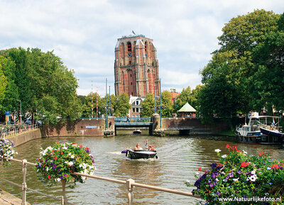 ansichtkaart Leeuwarden - Oldehove toren