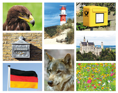 Kaartenset Duitsland - Postcard set Germany - Postkarten Set Deutschland