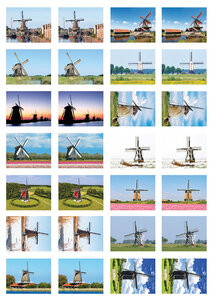 molen stickers - stickervellen met molens