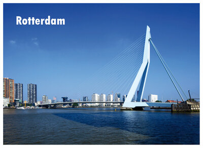 Ansichtkaarten Rotterdam Erasmusbrug