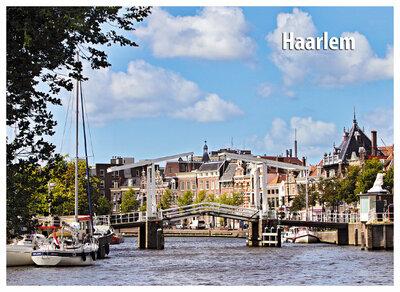 Ansichtkaart Haarlem - Gravestenenbrug