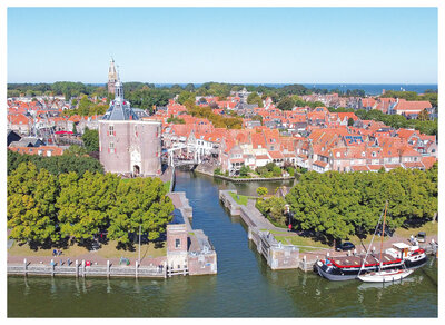 ansichtkaart Enkhuizen