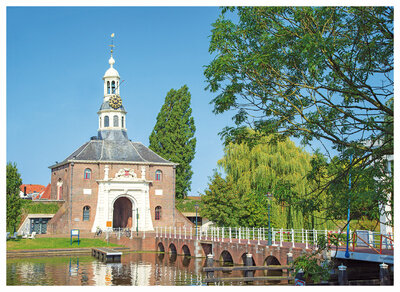 ansichtkaart Leiden - Zijlpoort