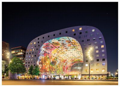 ansichtkaart Rotterdam - de Markthal