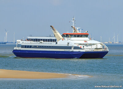 ansichtkaart veerboot Prinses Maxima