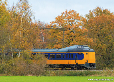 ansichtkaart NS trein - de koploper