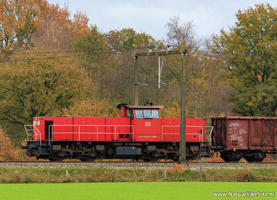 ansichtkaart diesel locomotief Mak DE 6400