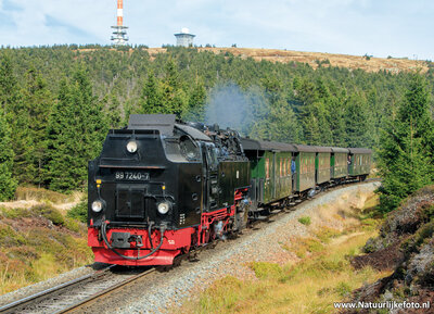 ansichtkaart HSB 99-7240 Brockerbahn