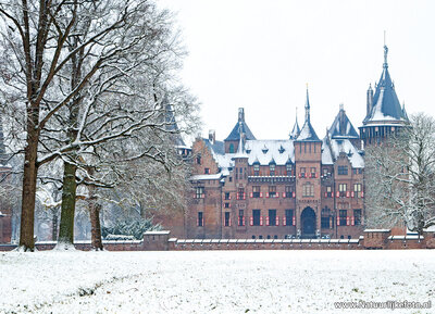 ansichtkaart kasteel de Haar in Haarzuilens