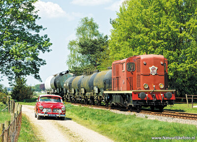 ansichtkaart diesel-elektrische locomotief NS 2459