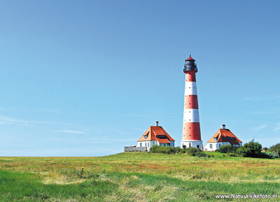 ansichtkaart vuurtoren Westerheversand