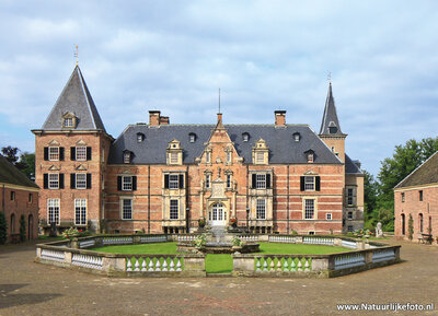 ansichtkaart kasteel Twickel in Ambt-Delden