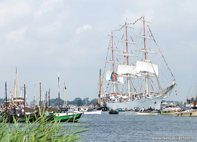 ansichtkaart zeilschip - Sail Amsterdam - Dar Mlodziezy