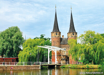 ansichtkaart Delft - Oostpoort