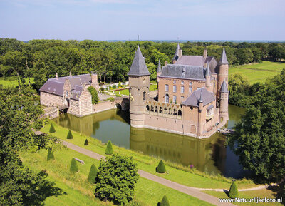 ansichtkaart kasteel Heeswijk in Heeswijk-Dinther